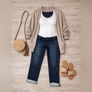 Women's Dark Blue Maternity Jeans